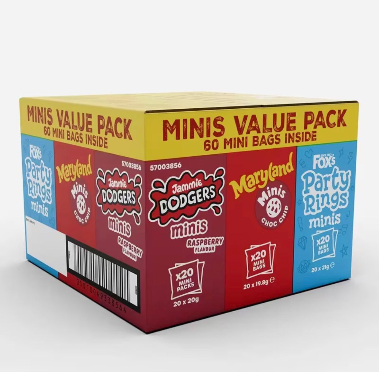 Fox's Mini Biscuit Variety Box, 60 Pack