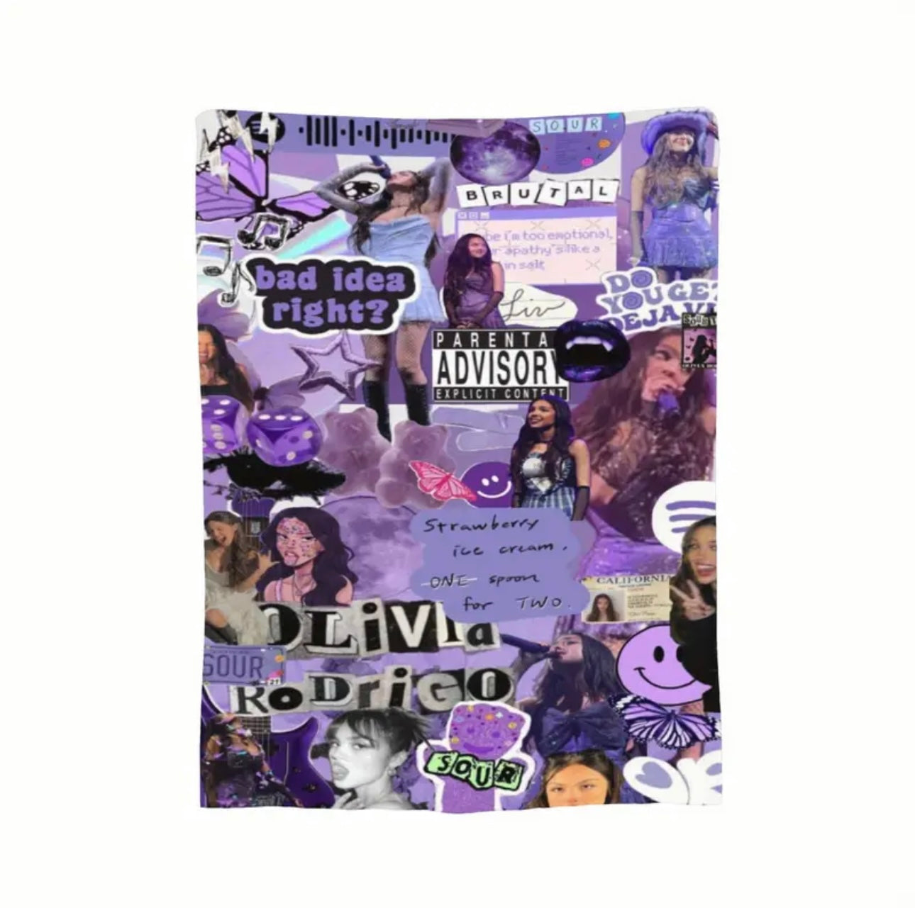 Olivia Rodrigo blanket
