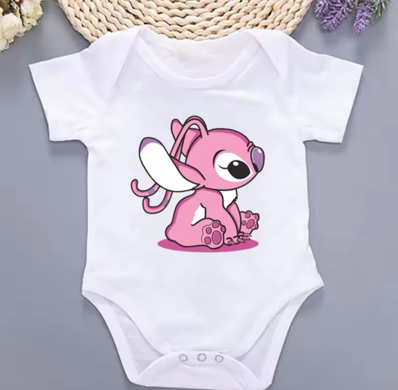 Stitch baby vest