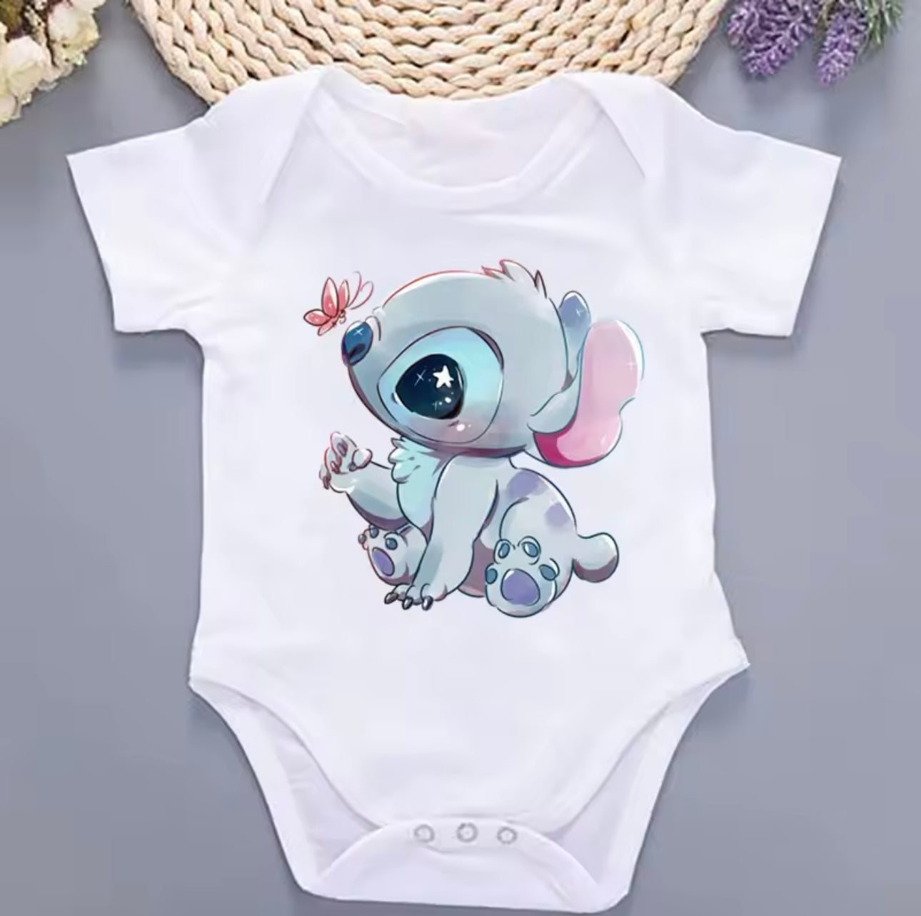 Stitch baby vest