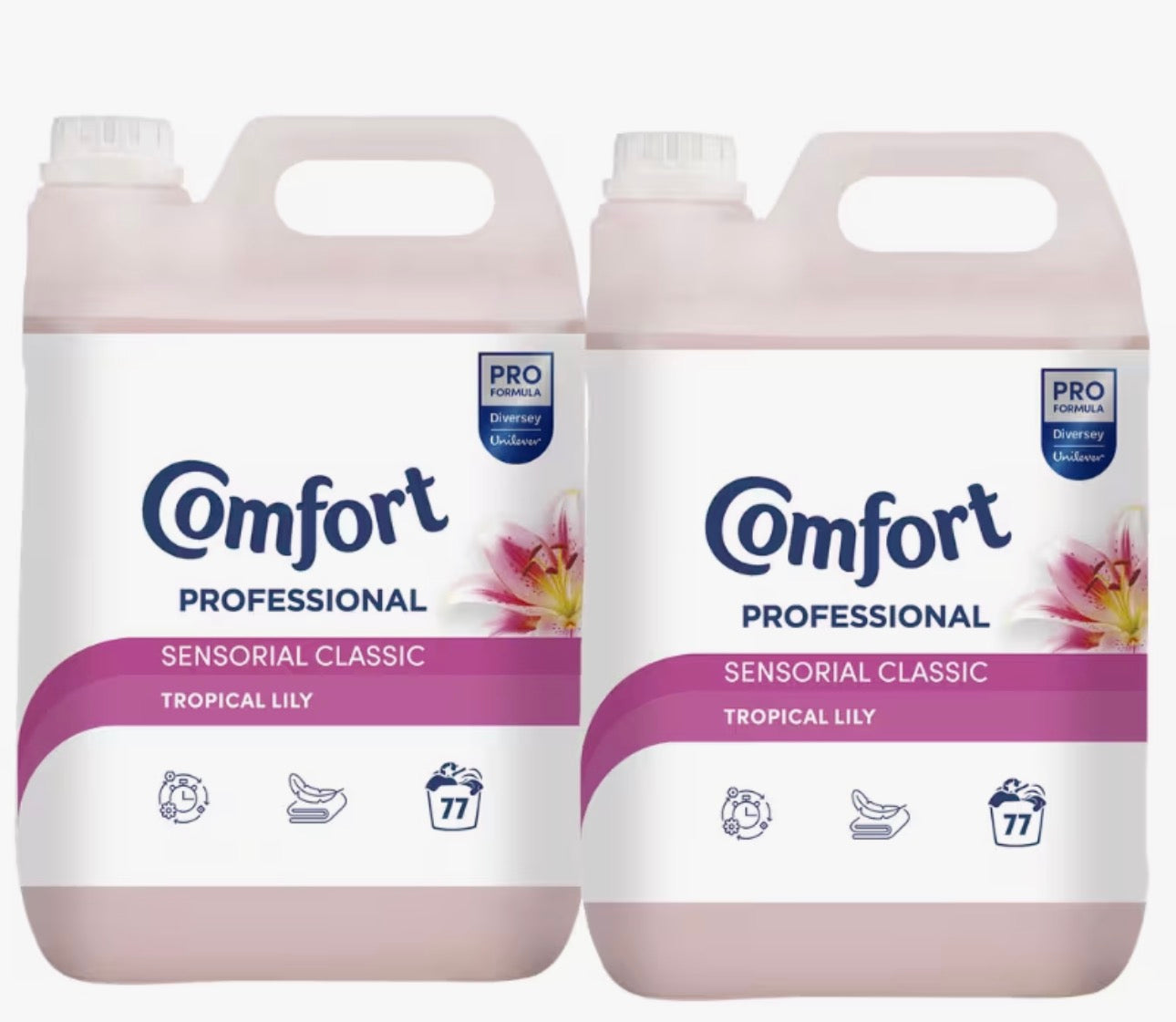 Comfort Pro Formula Sensorial Classic Fabric Conditioner Fresh Floral 77 Washes - 2 Pack (2 x 4.8L)