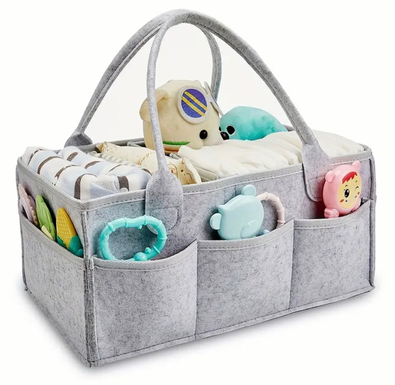 Portable Organizer Perfect For Diapers, Toys, And Car Essentials