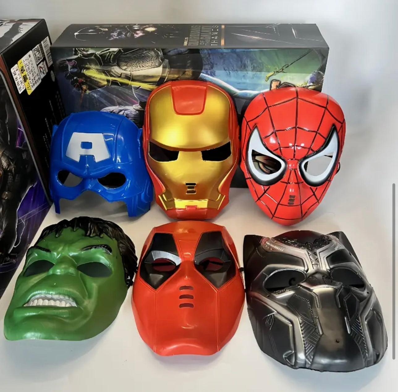 6pcs Marvel masks