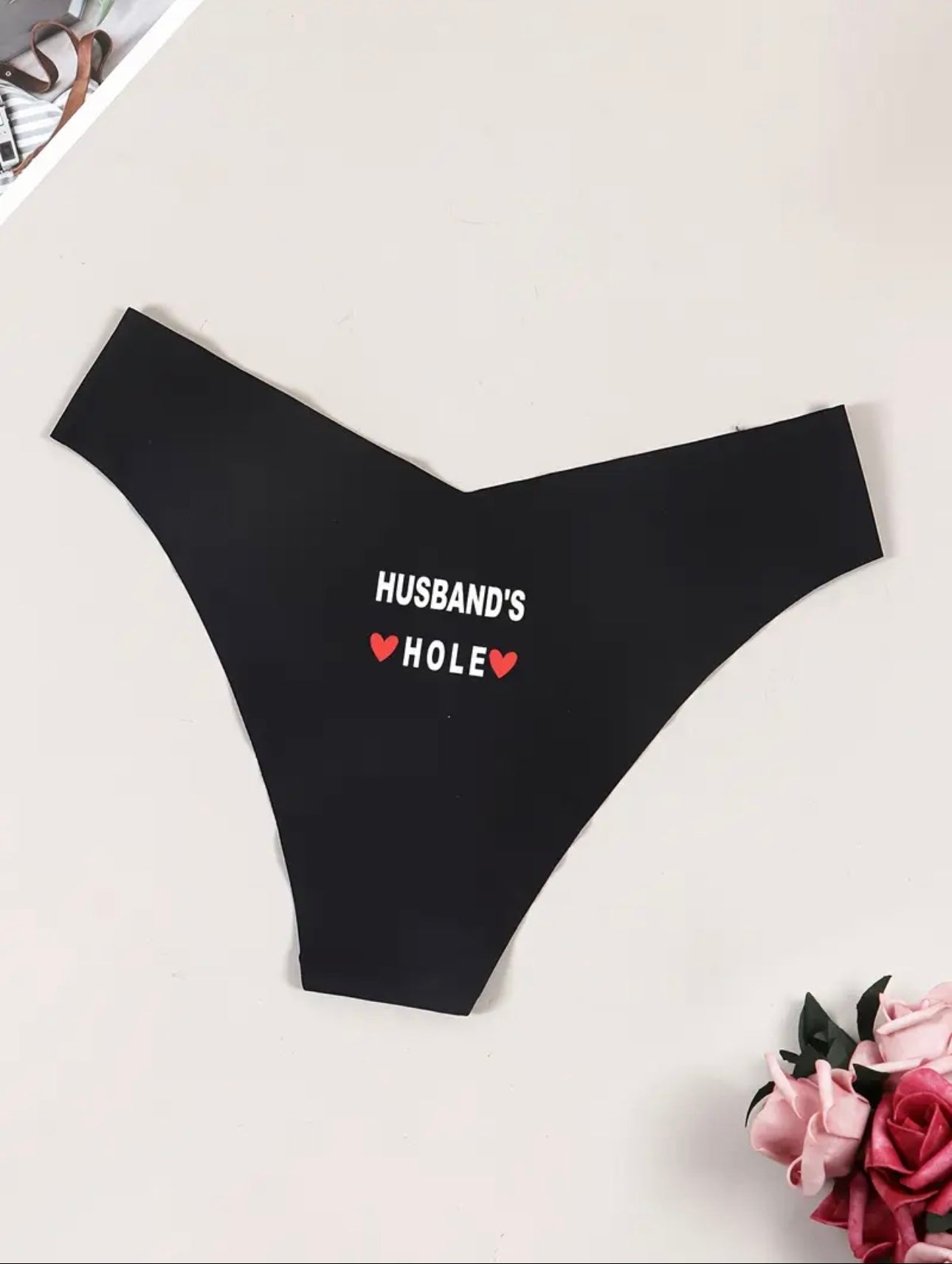 Husband hole thong