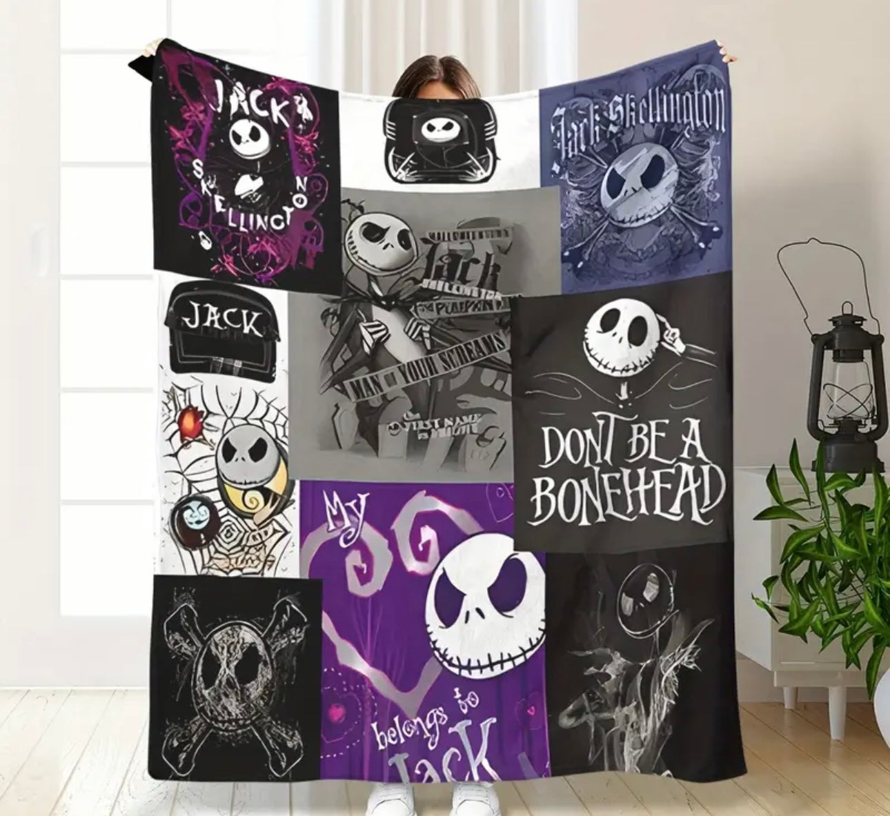 Nightmare Before Christmas Throw Blanket