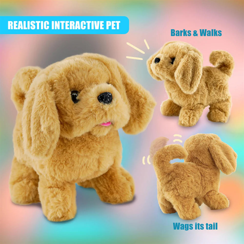Electronic Plush Dog Carrier Set