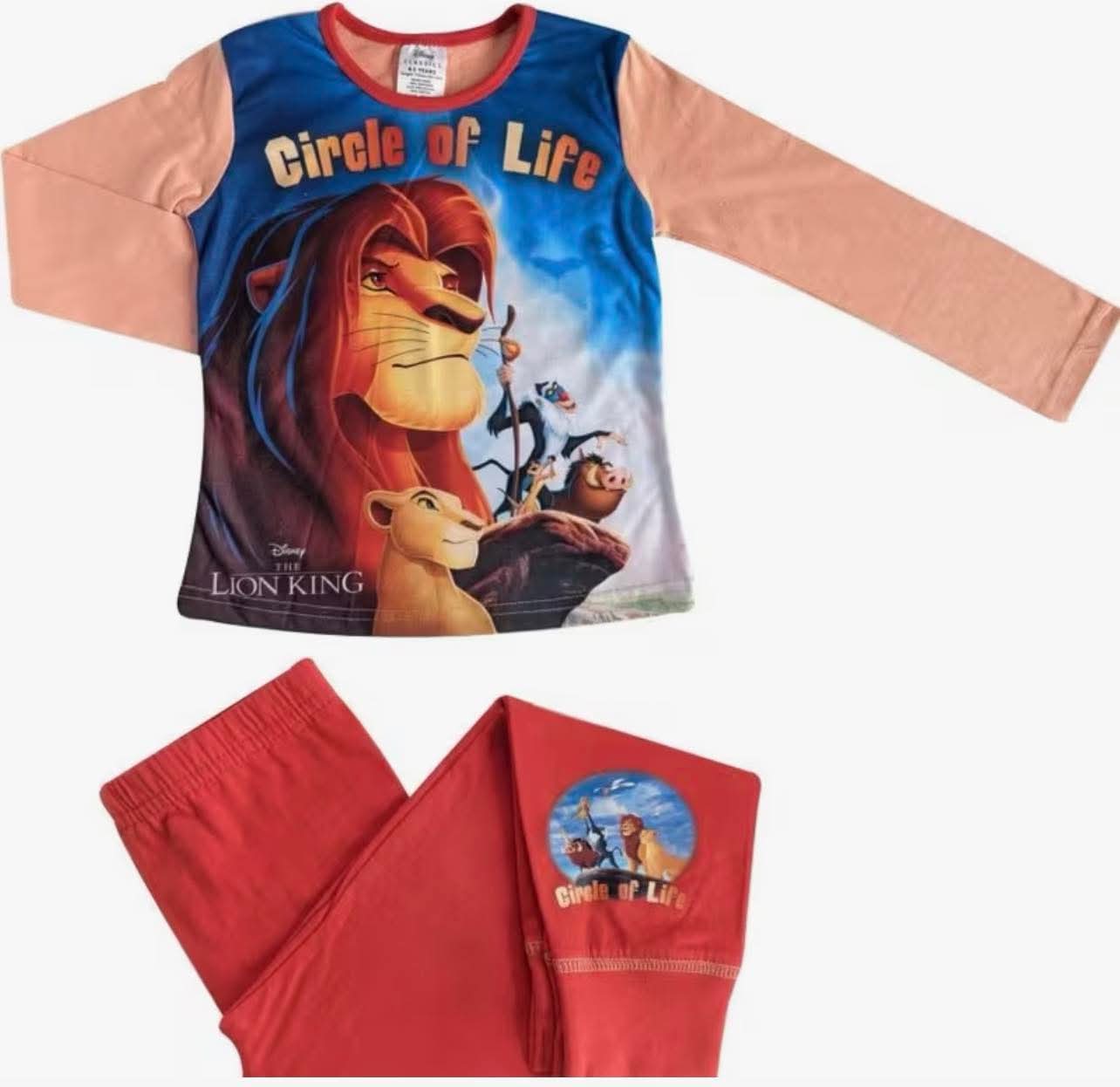 Girls Lion King Pyjamas