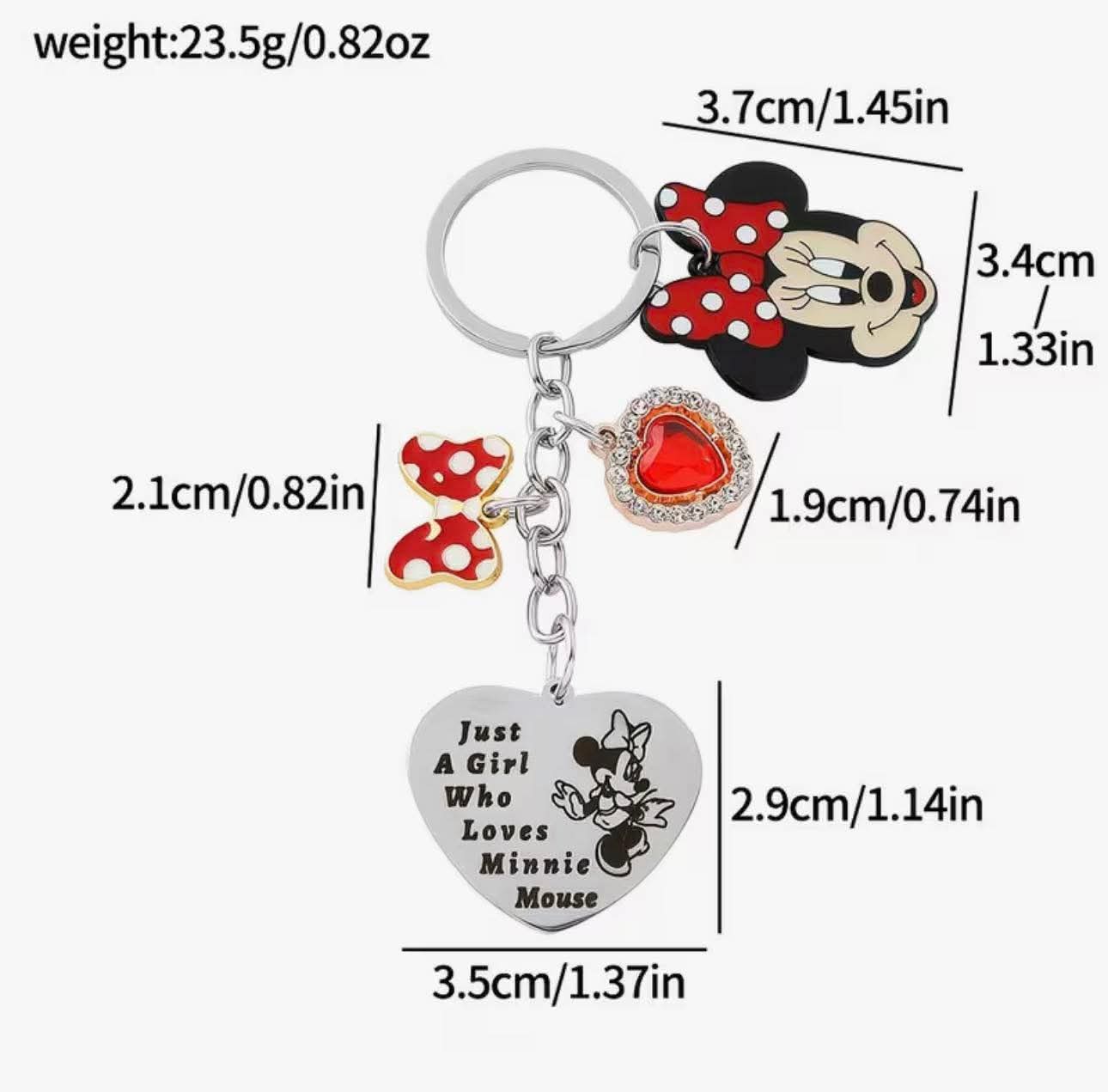 Minnie Mouse Keyring