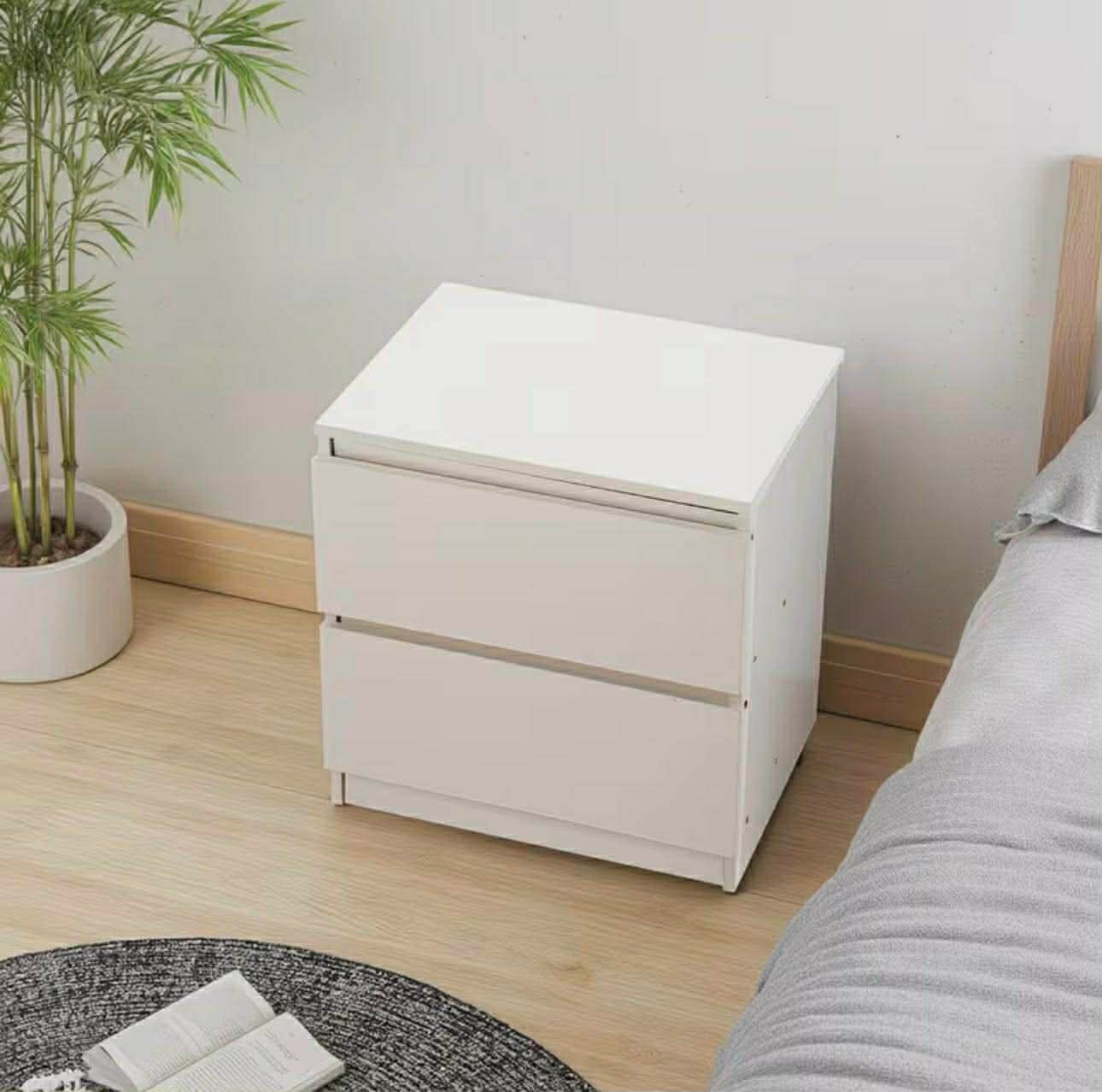 Bedside Table with 2 Drawers