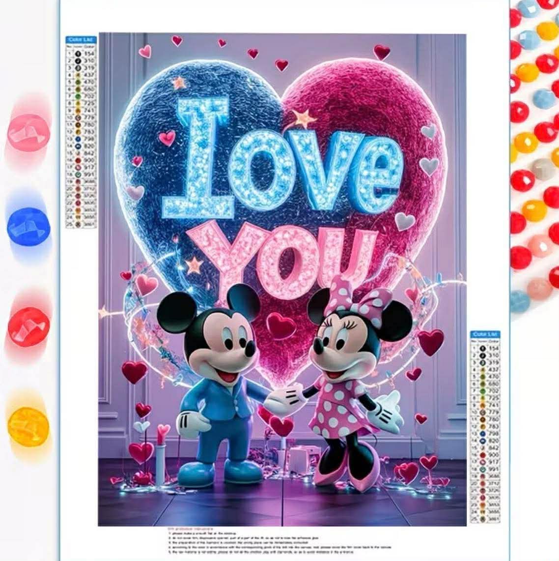 Minnie & Micky Diamond Art