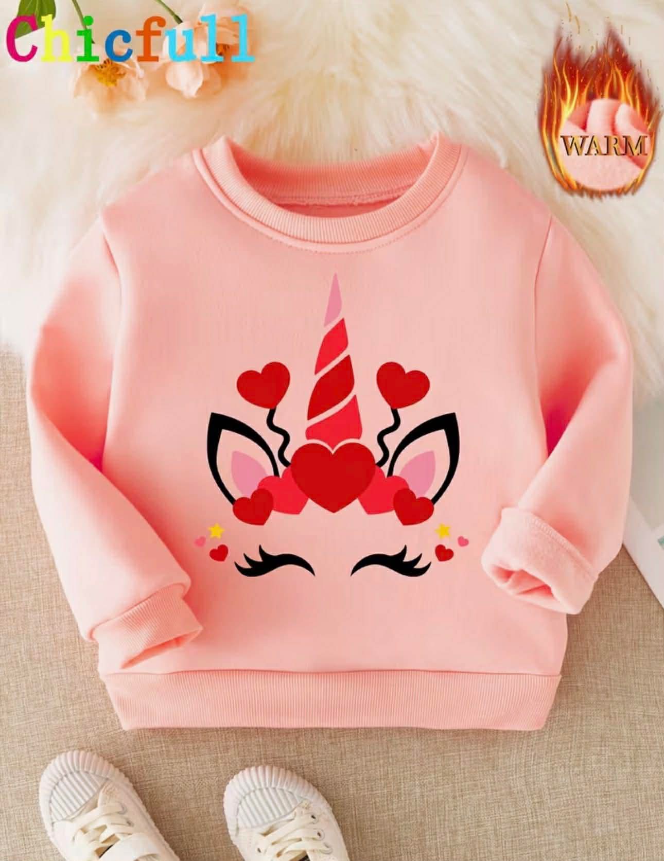 Girls Unicorn Jumper