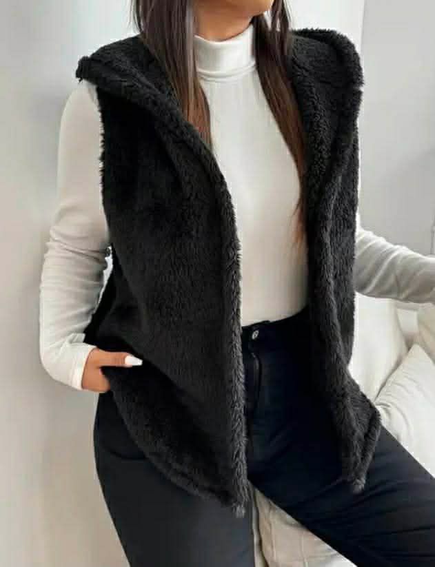 Plus Size Vest Jacket