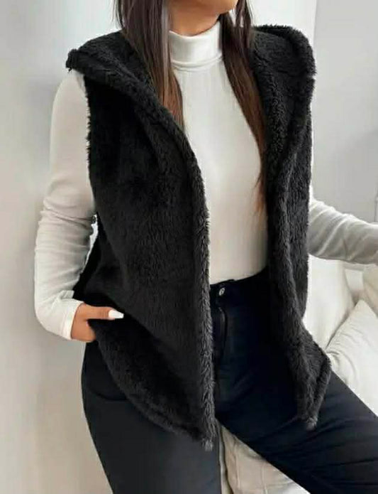 Plus Size Vest Jacket