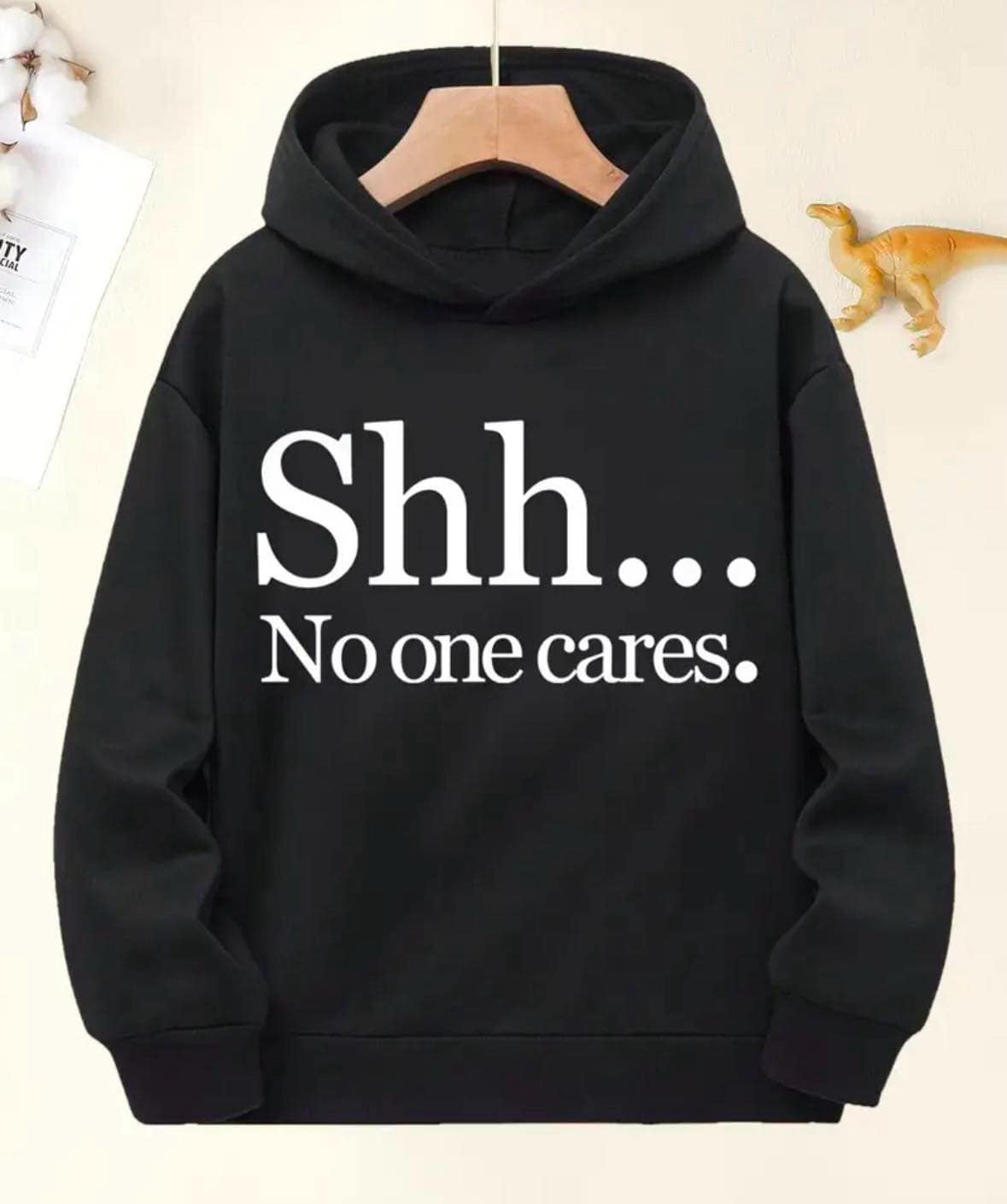 Kids shhh no one cares jumper