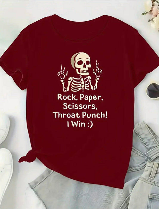 Plus Size Throat Punch I Win T-Shirt