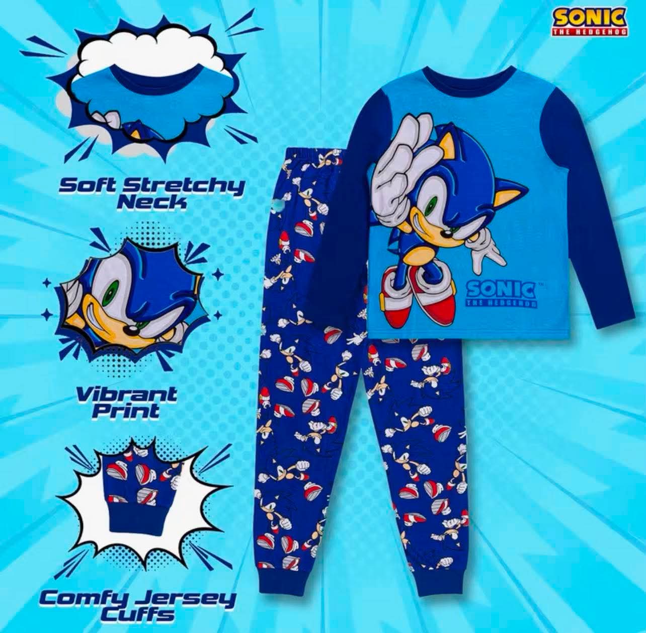 Sonic The Hedgehog Pyjamas