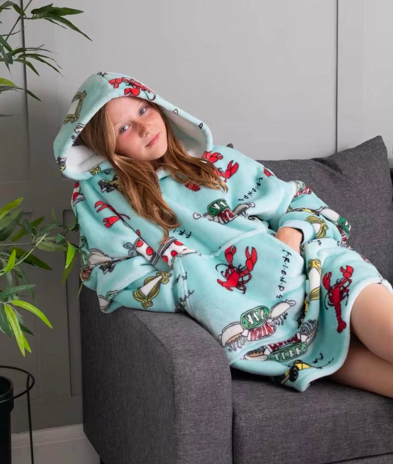 Friends Hoodie Blanket Kids