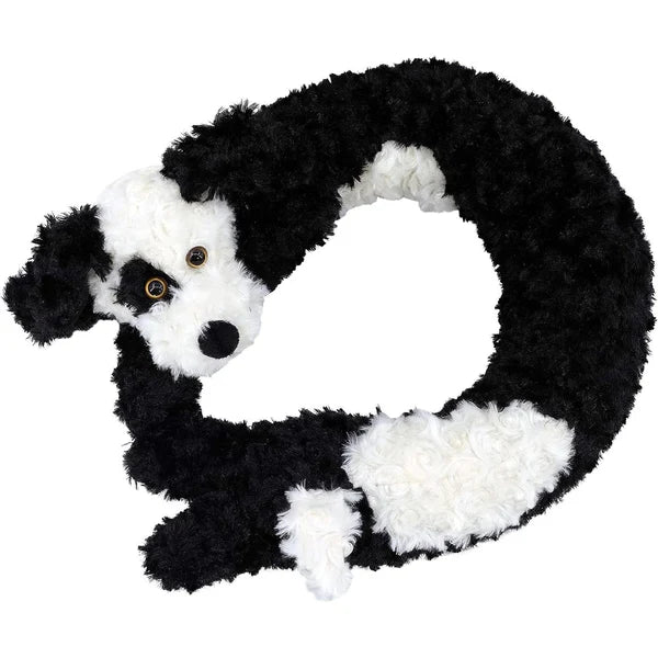 Novelty Black Dog Draught Excluder for Doors