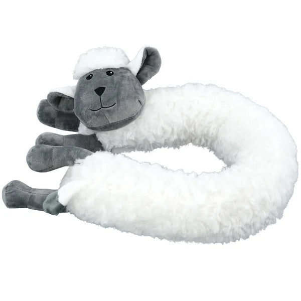 Novelty White Sheep Draught Excluder for Doors
