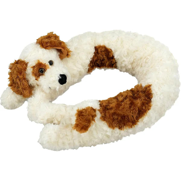 Novelty cream dog Draught Excluder for Doors