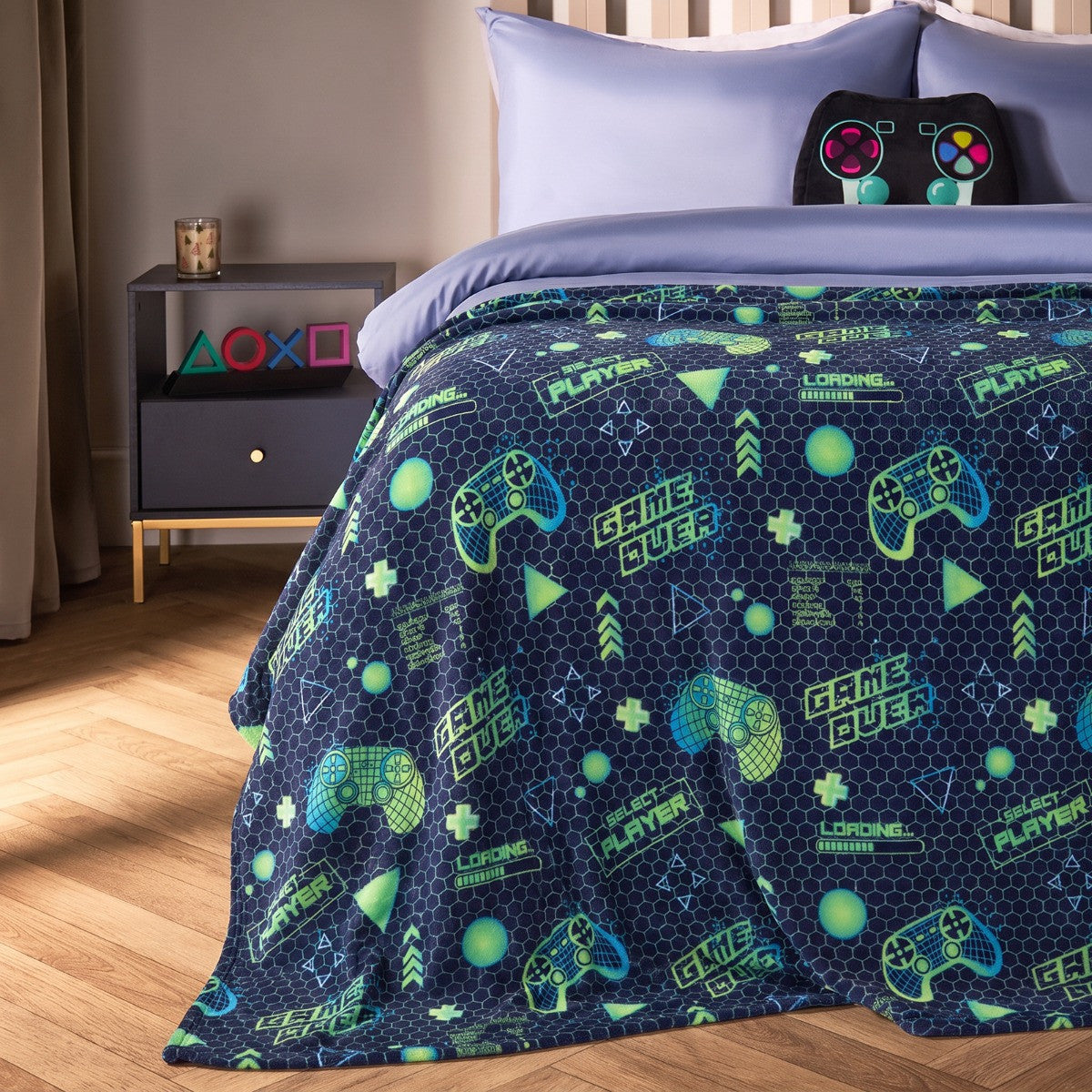 Kids Gaming Controller Print Throw - Dispatched 28th November