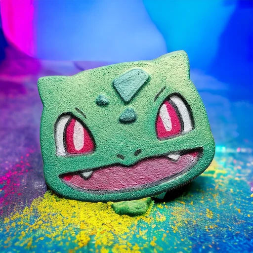 Bulbasaur bath bomb