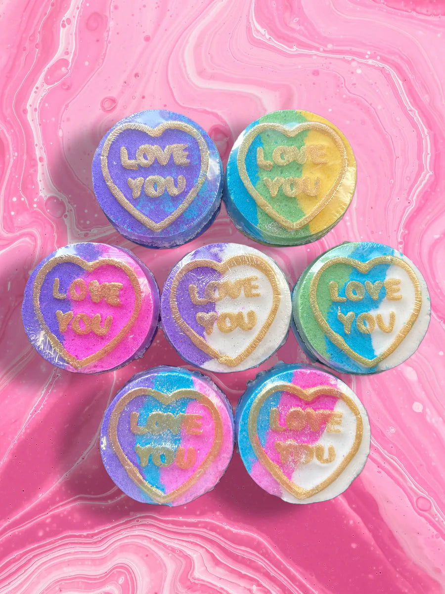 Love You bath bomb