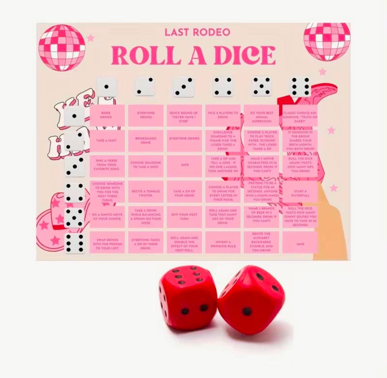 1pc Last Rodeo Roll a Dice Game