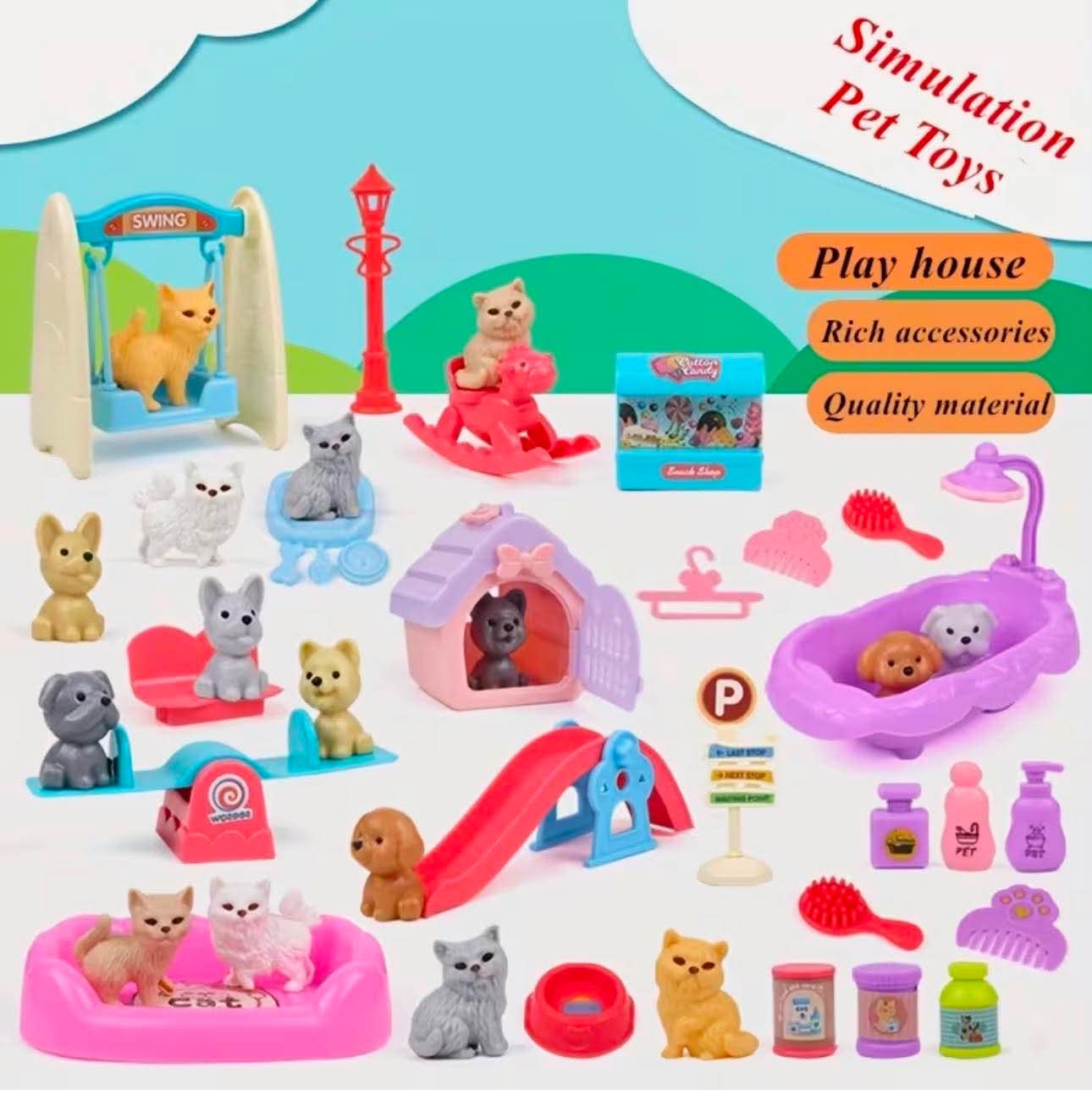 13pcs Dog-Shaped Toy Set