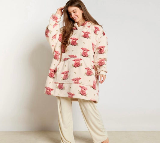 Harry The Highland Cow Hoodie Blanket - PRE-ORDER