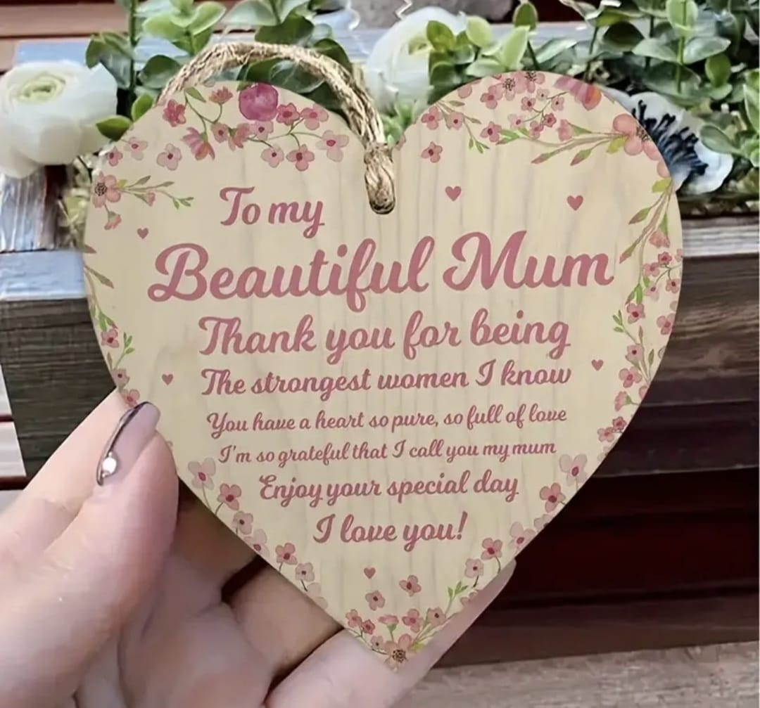 Mum plaque