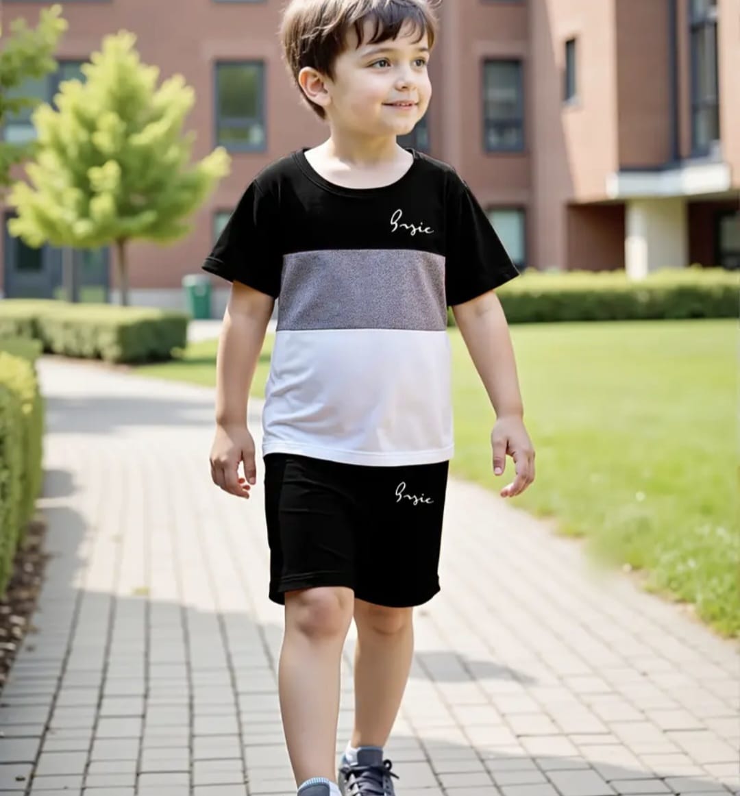 2Pc Boys Summer Short Set