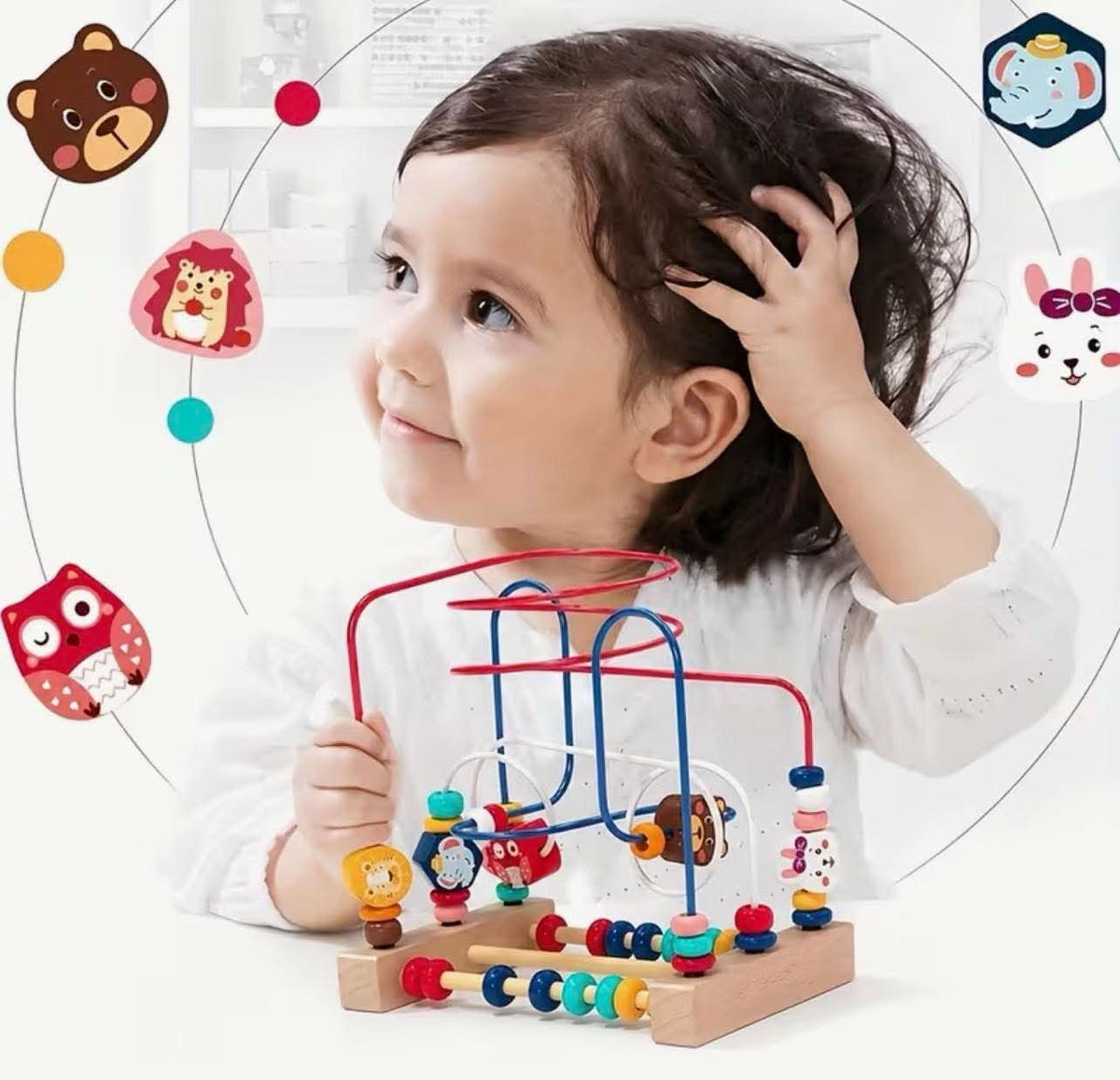 Baby Bead Wrapped Puzzle