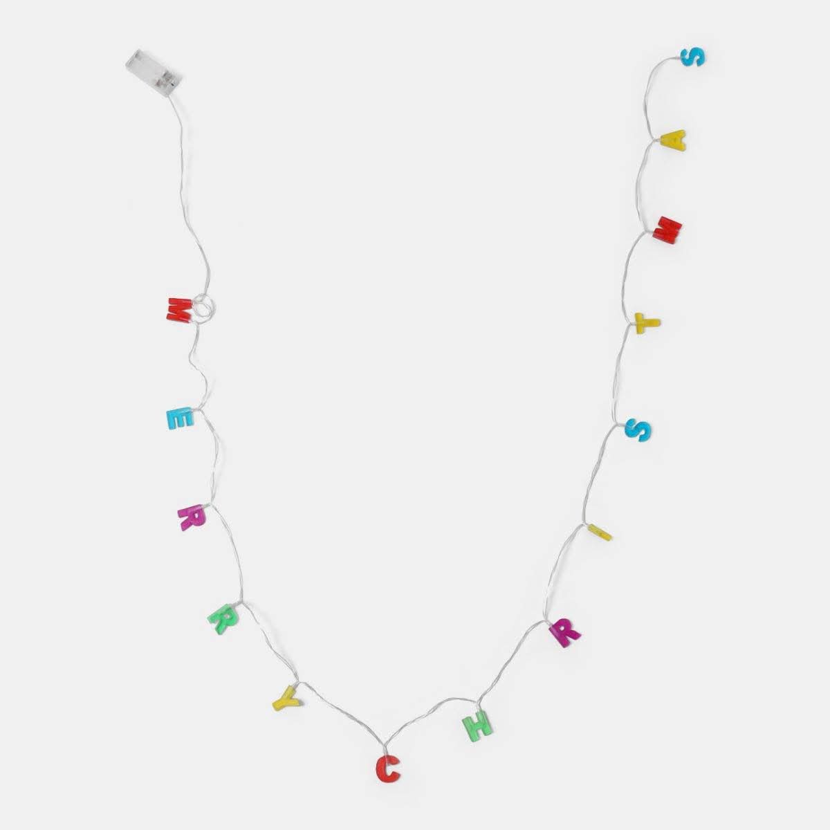 Merry Christmas String Lights - Multi