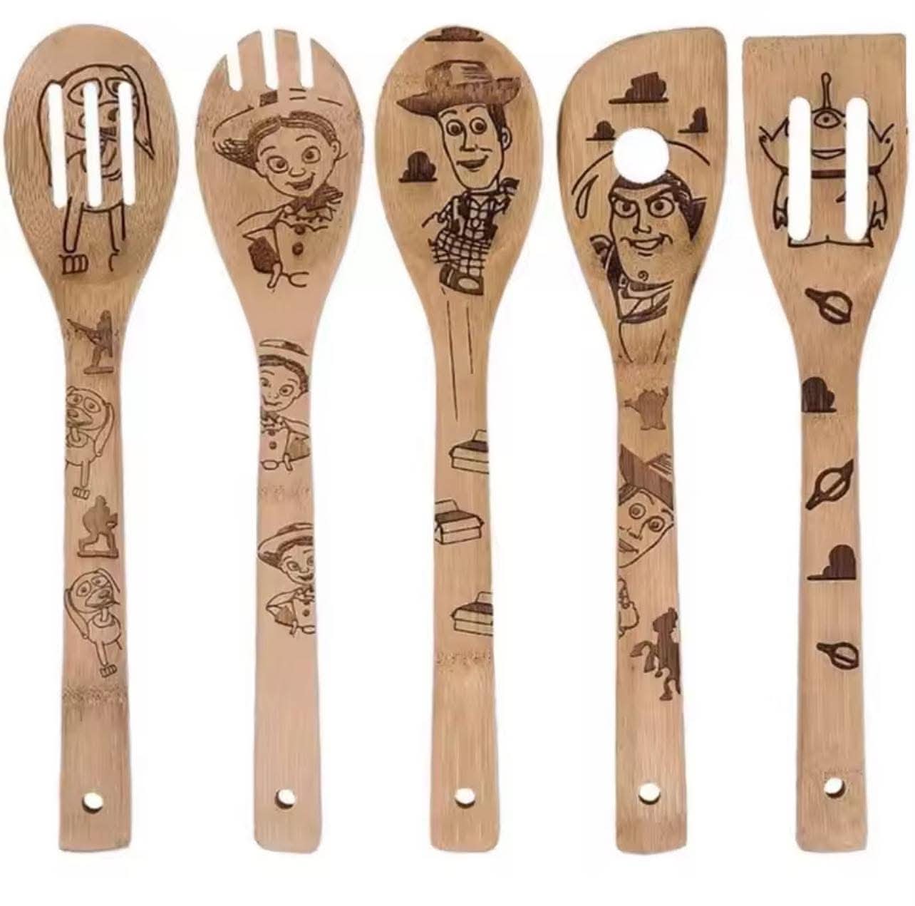 Toy Story 5pcs Wooden Spoon Set