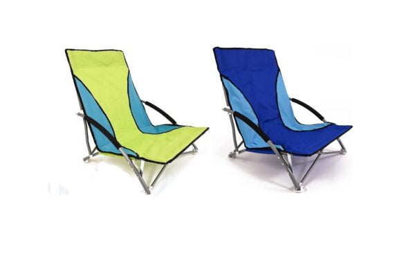 Folding Low Beach Chair with Carry Bag