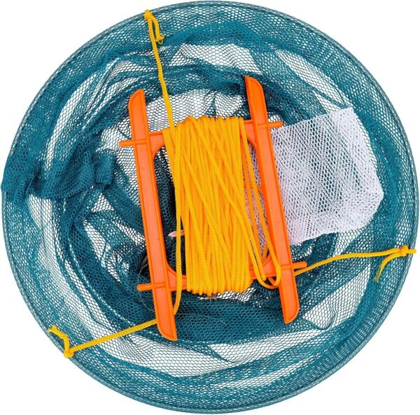 30cm Crab Fishing Drop Net With Bait Bag Line & Handle