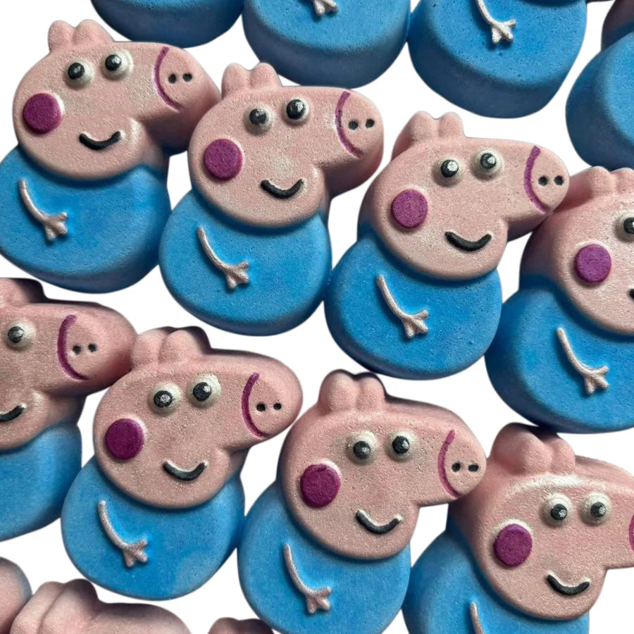 Blue Pig Bath Bomb
