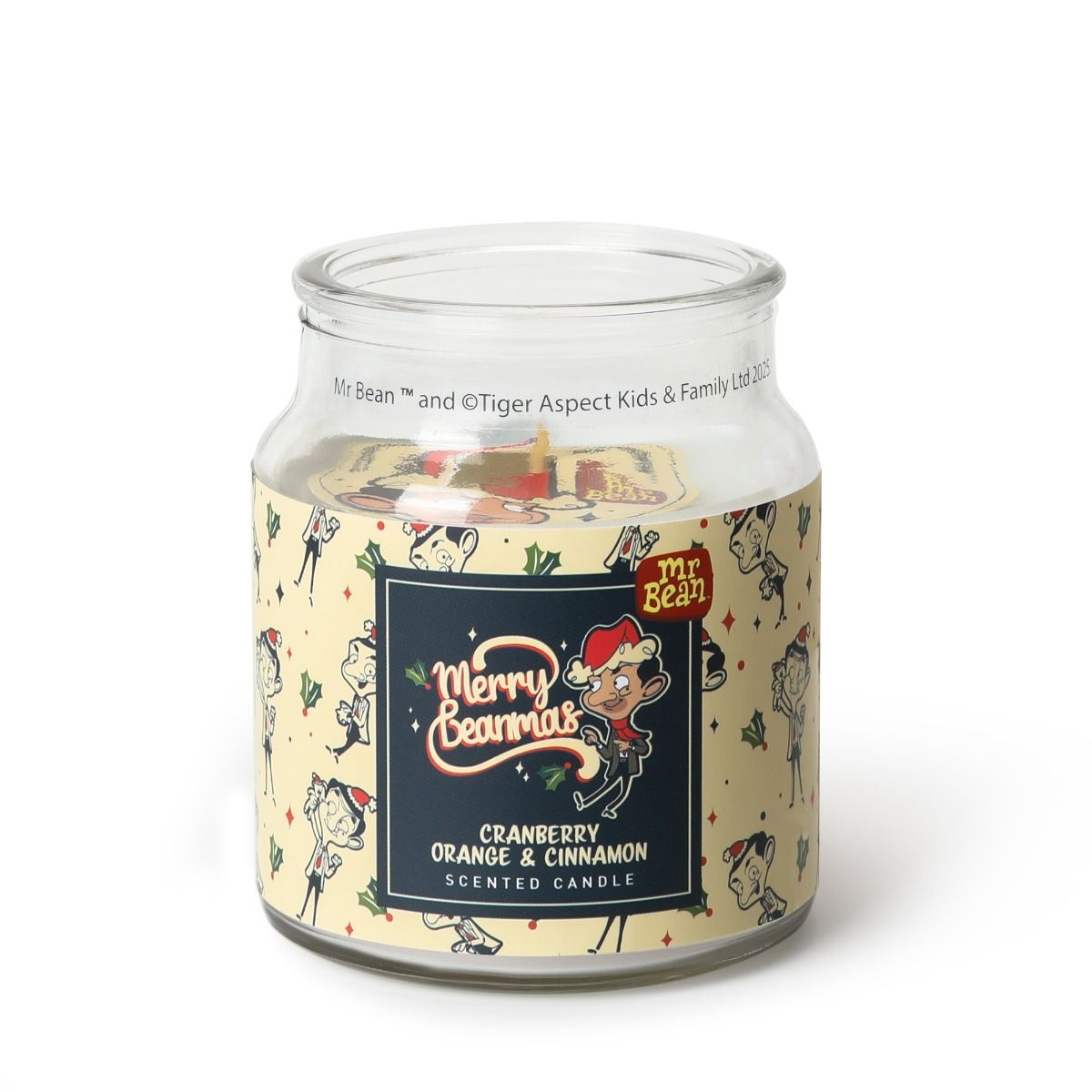 Mr Bean Cranberry, Orange & Cinnamon Scented Candle