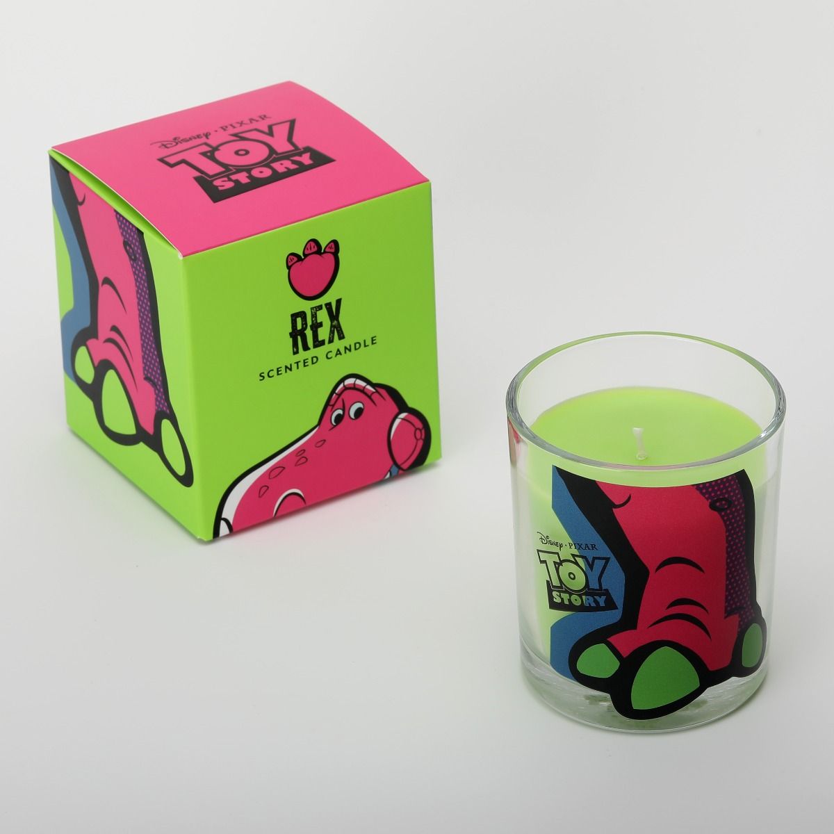 Disney Toy Story Rex Inspired Candle – Sour Apple Scent