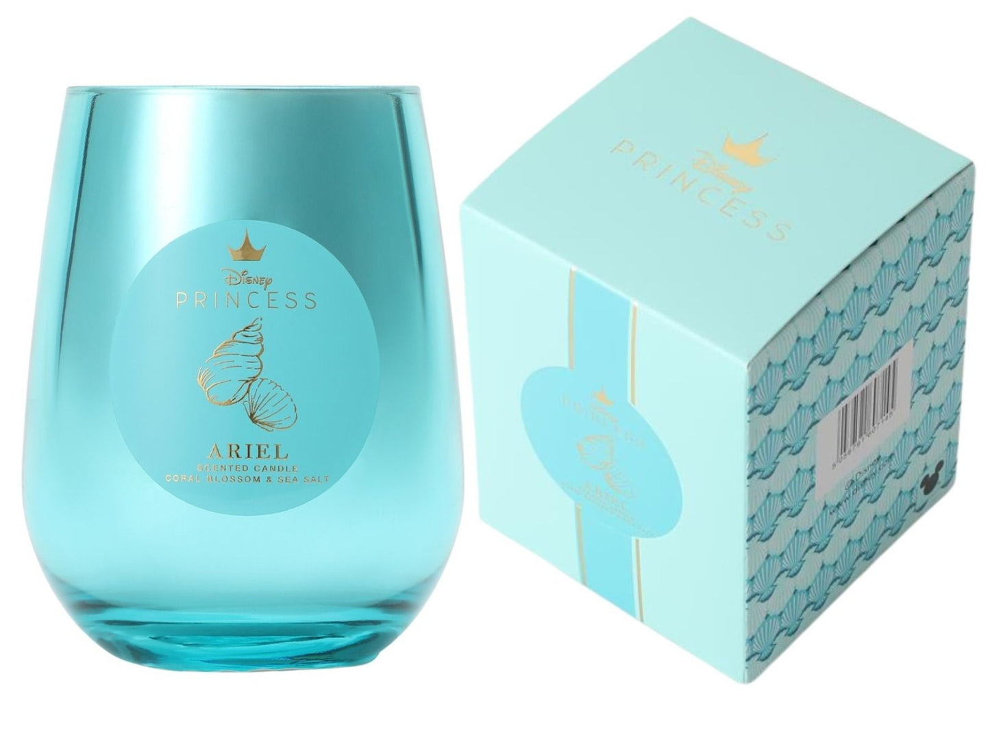 Disney Princess Ariel Inspired Candle – Coral Blossom & Sea Salt Scent