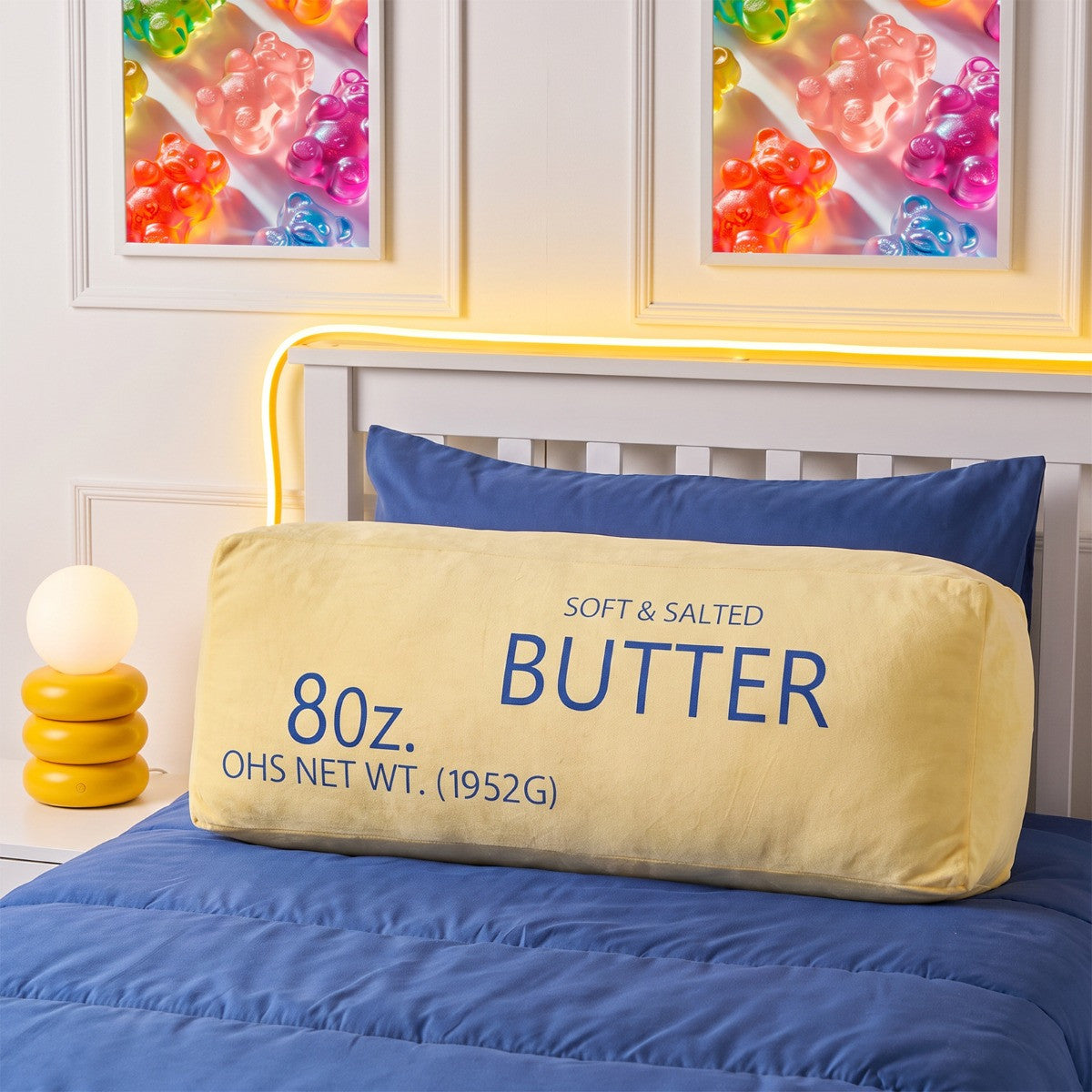 Butter XL Cushion, Yellow - One Size