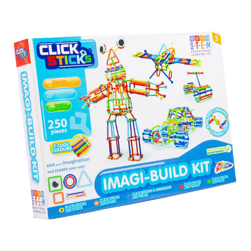 CLICKSTICKS 250 PCS IMAGI-BUILD KIT