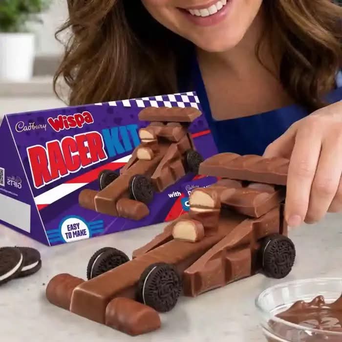 CADBURY WISPA & DAIRY MILK RACING CAR KIT