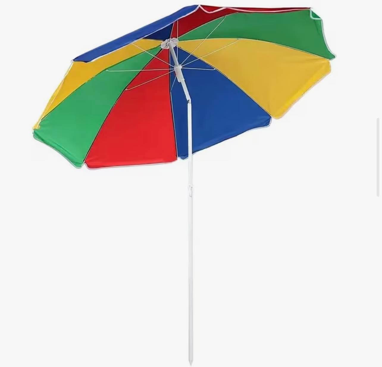 Garden Beach Patio Tilting Umbrella Parasol 180cm