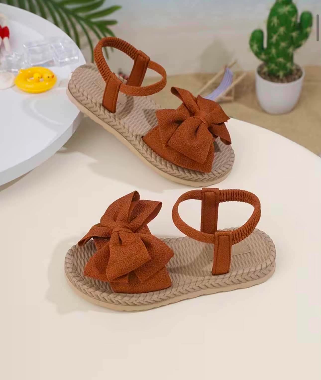 Girls Bow Sandals