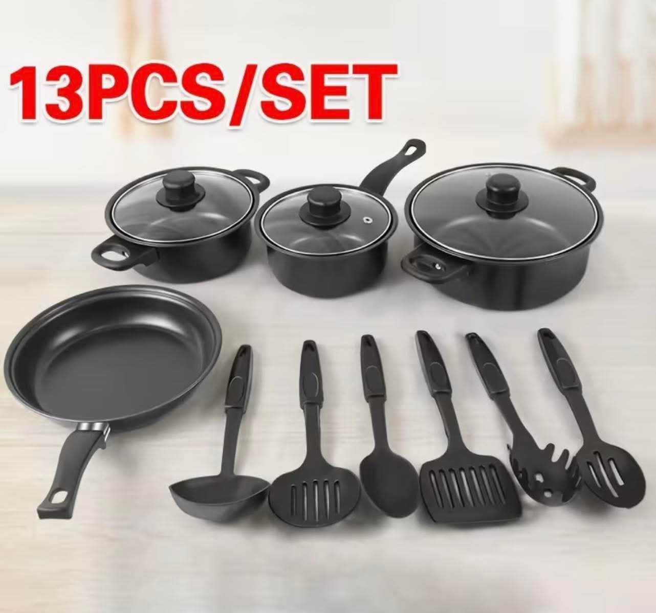 13pcs Cookware Set Non Stick