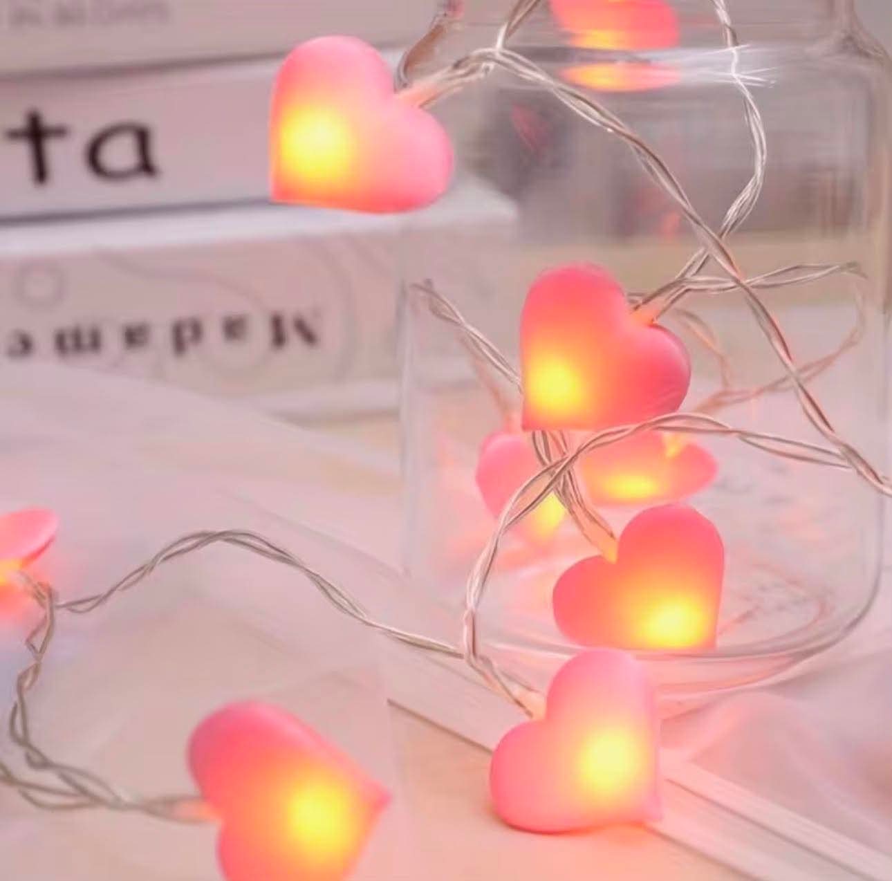 Heart-shaped String Lights