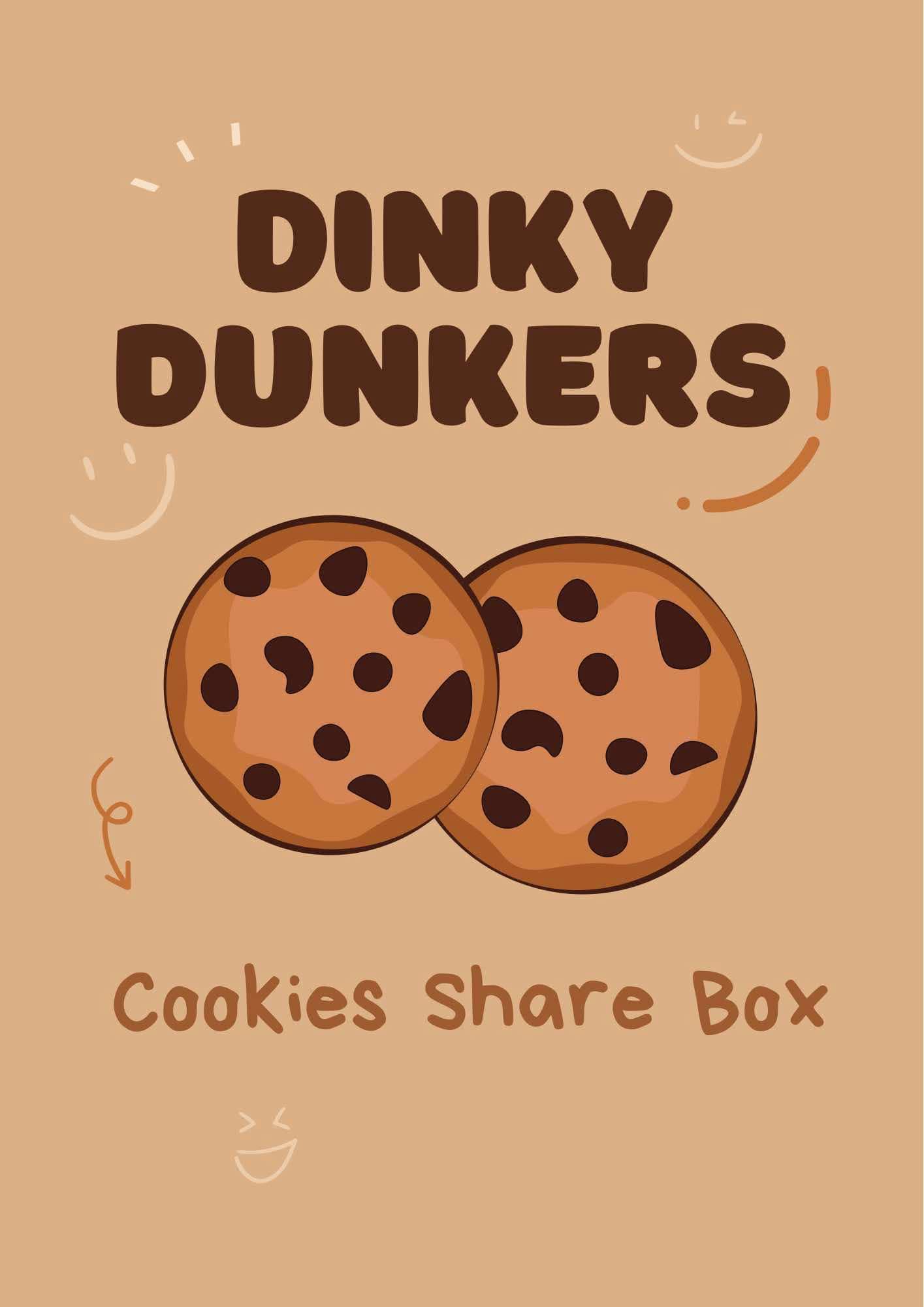 Dinky Dunkers Cookies Share Box