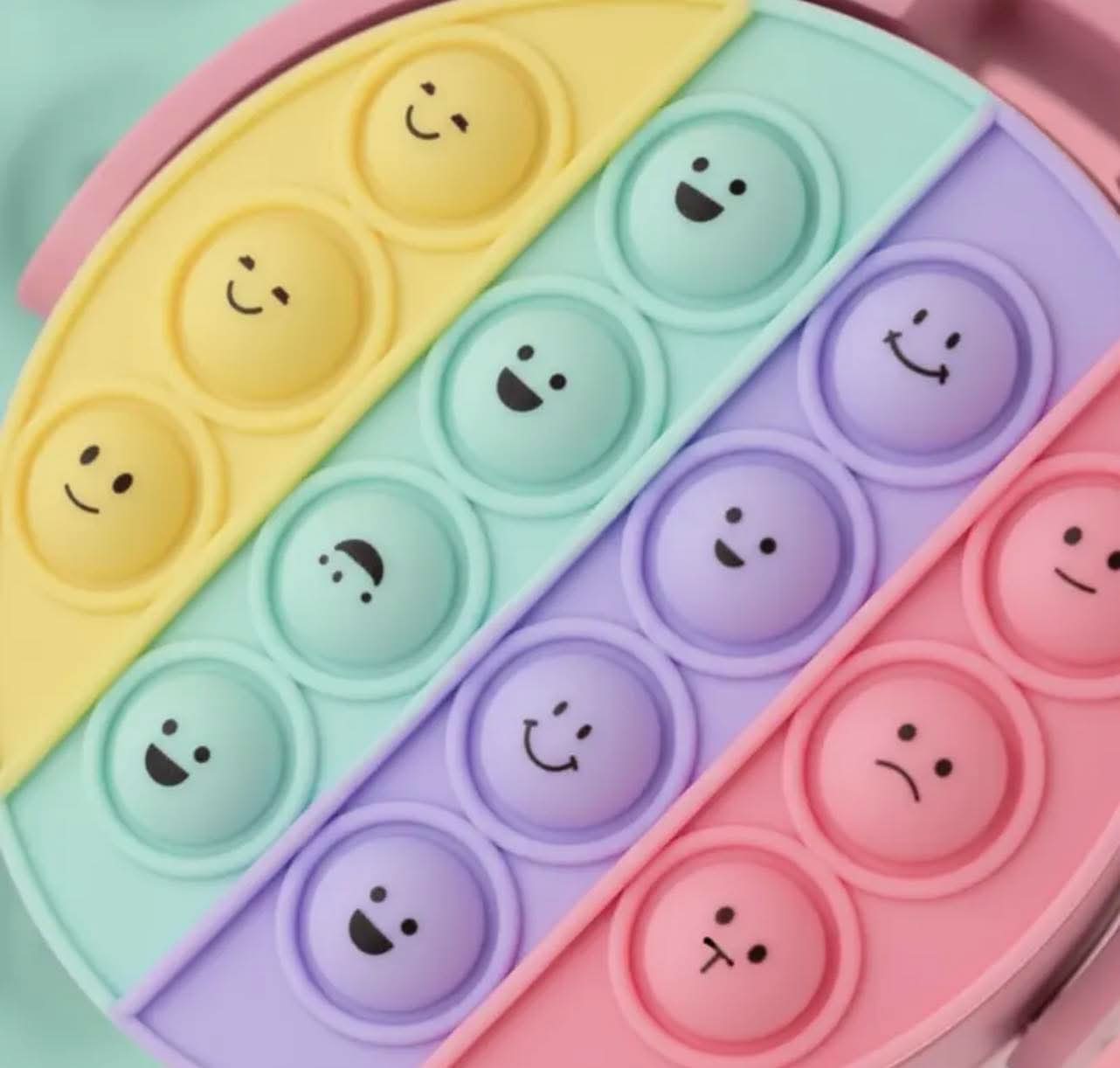 Wireless Over-Ear Bluetooth Headphones – Cute Pop Button Design
